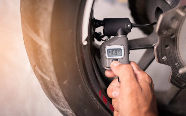 Medidores de neumáticos para motocicletas 